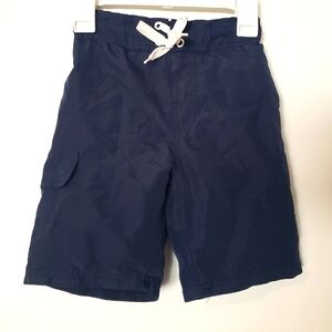 Boys Swim Trunks in Navy Blue